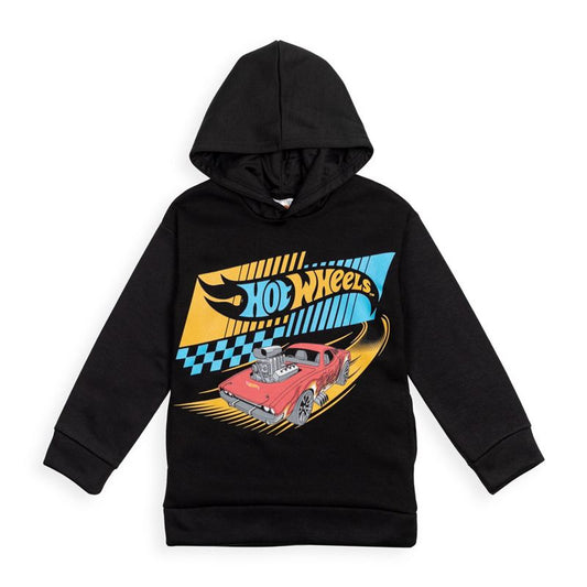 Hot Wheels Fleece Pullover Hoodie Little Kid to Big Kid