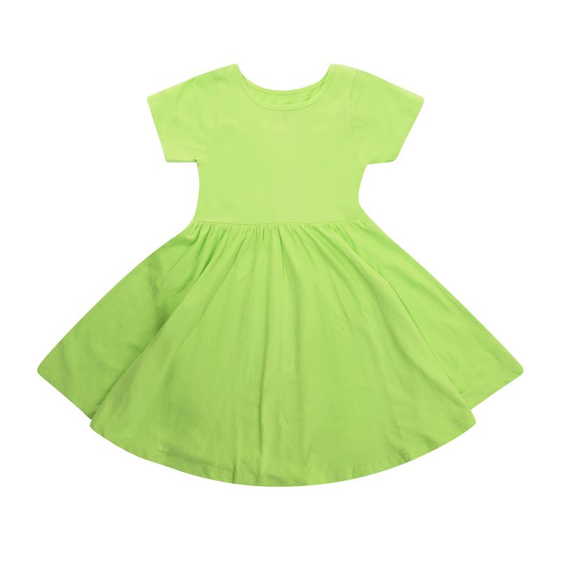 Just Love Girls Twirl Dress Girls Short Sleeve Twirly Skater Dress