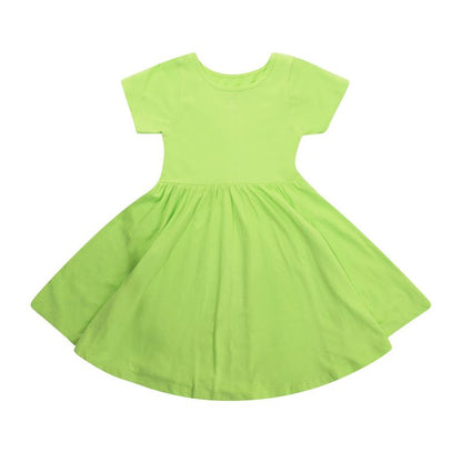 Just Love Girls Twirl Dress Girls Short Sleeve Twirly Skater Dress