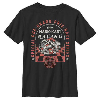 تي شيرت للأولاد من نينتندو ماريو كارت ريسينغ جراند بريكس سبيشل كاب