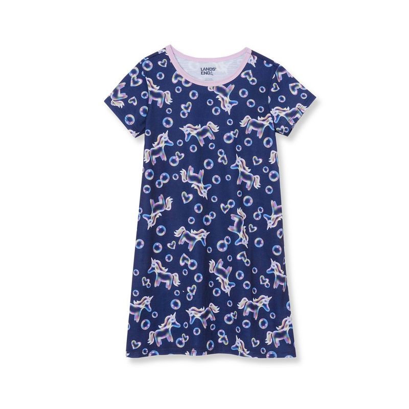 Lands' End Kids Short Sleeve Nightgown