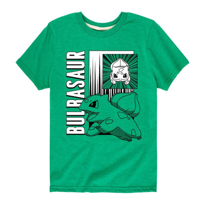 تي شيرت جرافيكي بأكمام قصيرة للأولاد - بوكيمون - معركة أنمي بولباسور