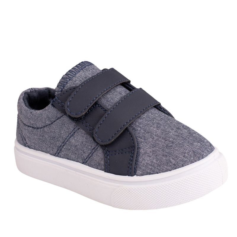 Natural Steps Toddler Slip On Adjustable Strap Sneaker - Blue