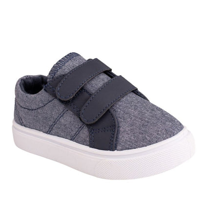 Natural Steps Toddler Slip On Adjustable Strap Sneaker - Blue