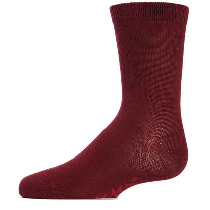 Memoi Kids' Basic Cotton Blend Crew Socks