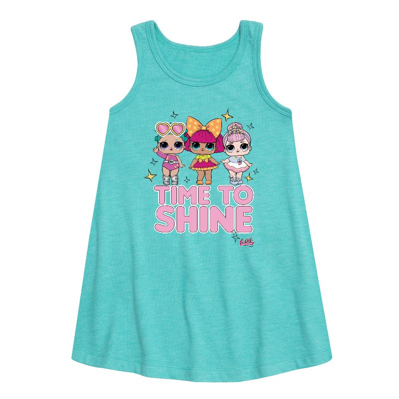 Girls' - LOL Surprise! - Time to Shine Graphic Sleeveless Aline Dress