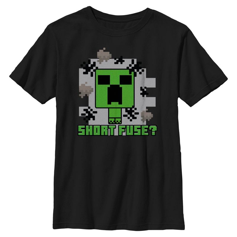 تي شيرت ماين كرافت قصير للأولاد