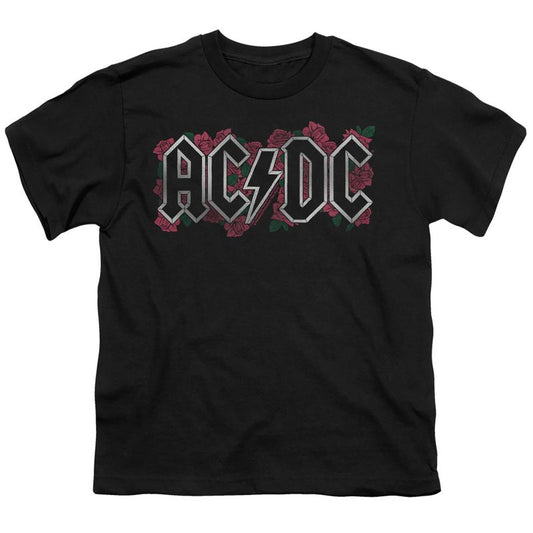 تي شيرت بشعار ACDC Roses للأولاد