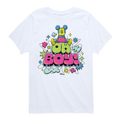 Boys' - Disney - Mickey Mouse Short Sleeve Graphic T-Shirt