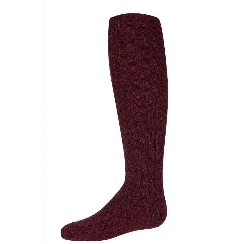 Memoi Girls Chunky Ribbed Knit Knee-High Socks