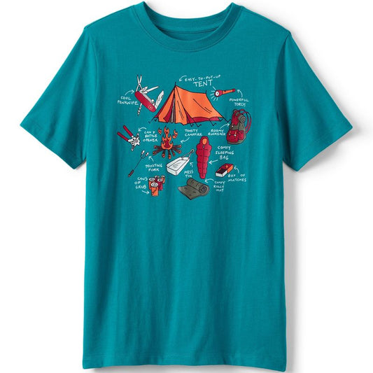 Lands' End Kids Graphic T Shirt