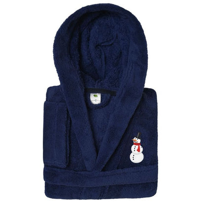 رداء حمام بغطاء رأس مزدوج ناعم من Linum Kids مصنوع من البوليستر بنسبة 100% فائق النعومة - TURTLE، KIDS50-DESIGN