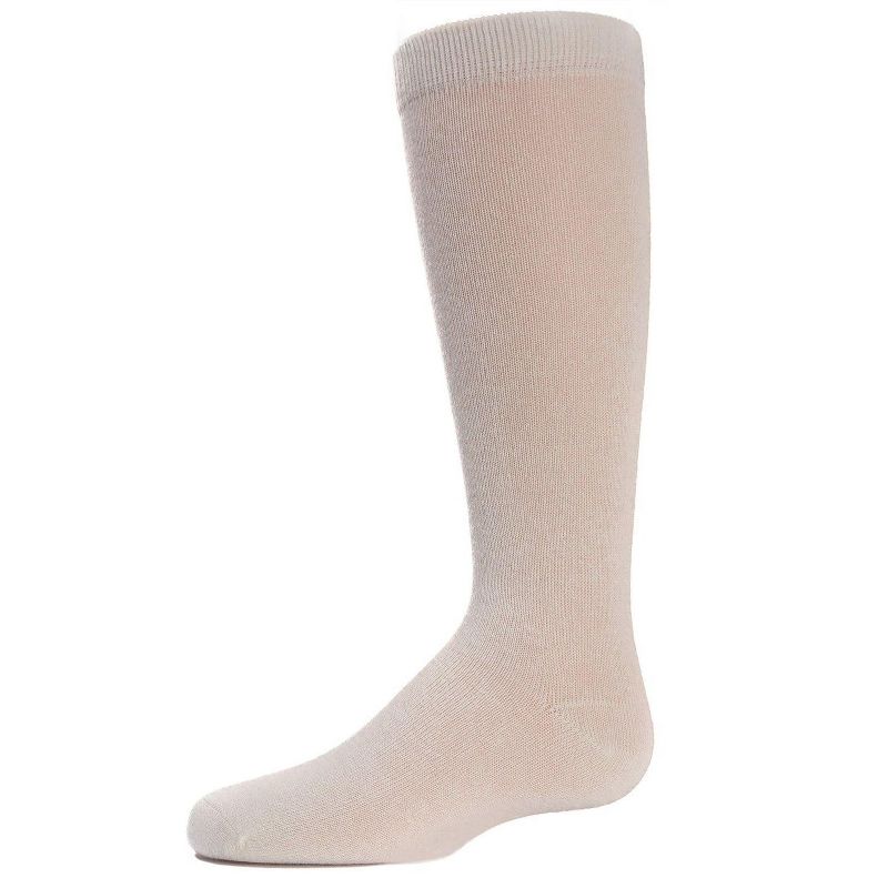 Memoi Kids' Basic Cotton Blend Knee High Socks (Part 2)
