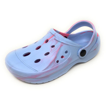 JEFFRICO Breathable Clogs for Kids Girls Garden Shoes Swim Beach Comfort Clog