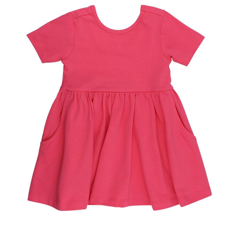 فستان بناتي محبوك بأكمام قصيرة من RuffleButts