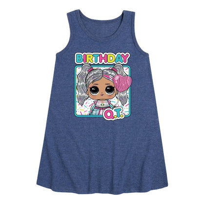 Girls' - LOL Surprise! - Birthday QT Graphic Sleeveless Aline Dress