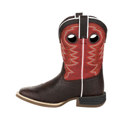 حذاء Durango® Lil' Rebel Pro™ باللون الأحمر الغربي للأطفال الصغار