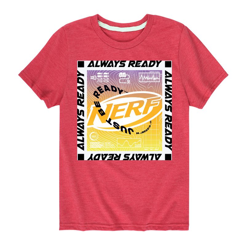 تي شيرت نيرف جريد غرافيكي بأكمام قصيرة للأولاد - نيرف