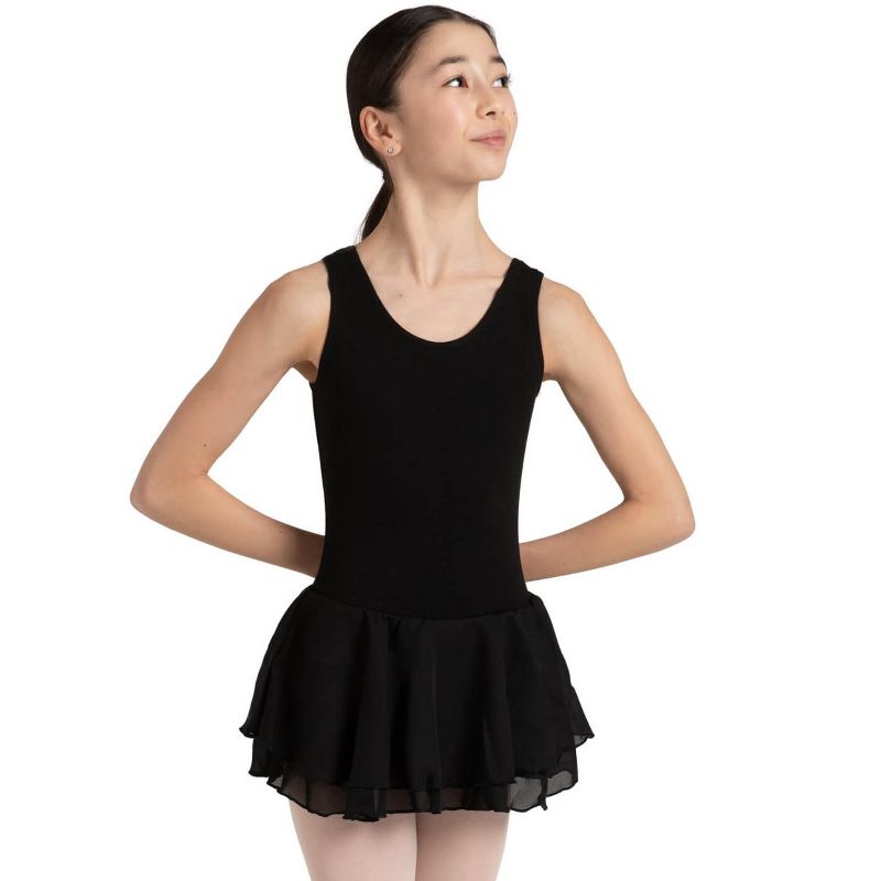 Capezio Double Layer Skirt Tank Dress - Girls