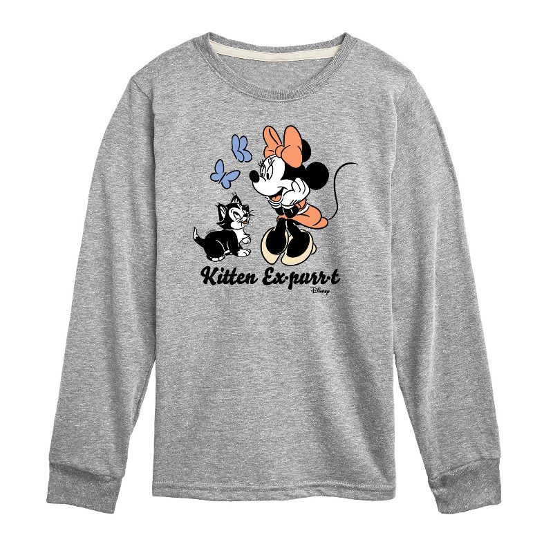 Boys' - Disney - Minnie Mouse Long Sleeve Graphic T-Shirt