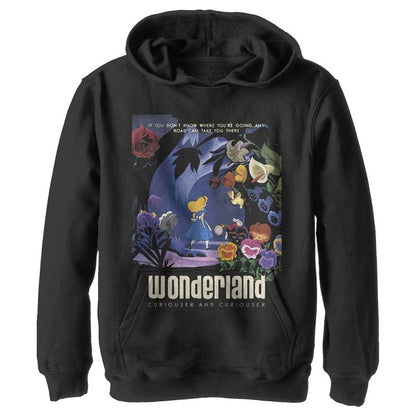 Boy's Alice in Wonderland Any Road Will Take You There The White Rabbit Pull Over Hoodie