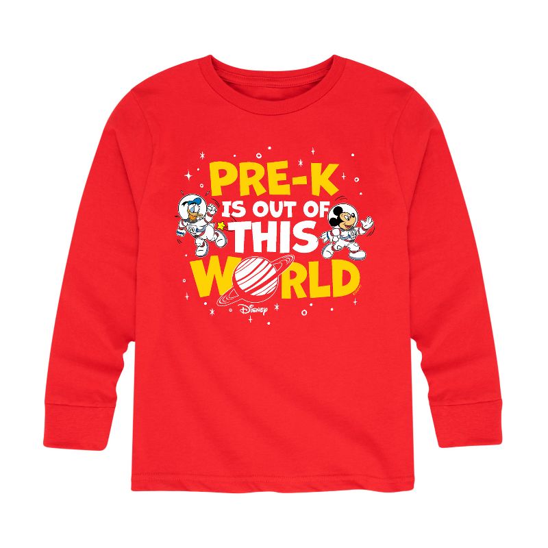 Boys' - Disney - Pre-K Out of This World Long Sleeve Graphic T-Shirt