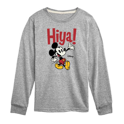 Boys' - Disney - Mickey Mouse Long Sleeve Graphic T-Shirt