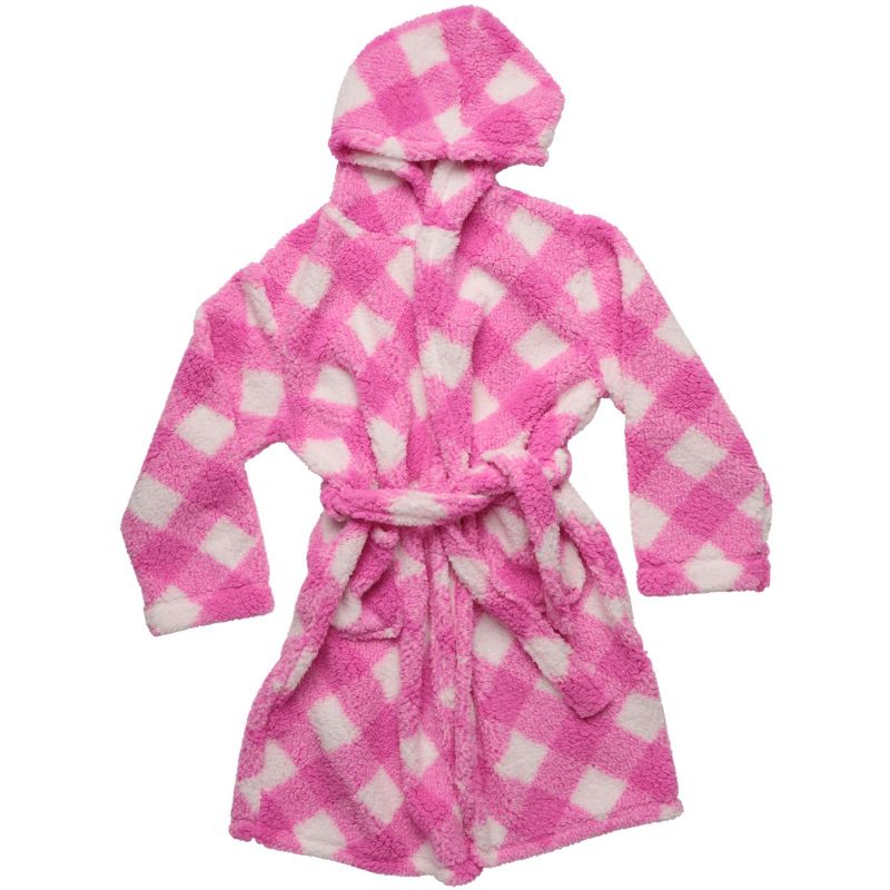 Just Love Hooded Plush Fleece Robe for Girls