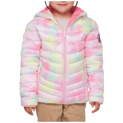 Rokka&Rolla Girls' Reversible Light Puffer Jacket Coat