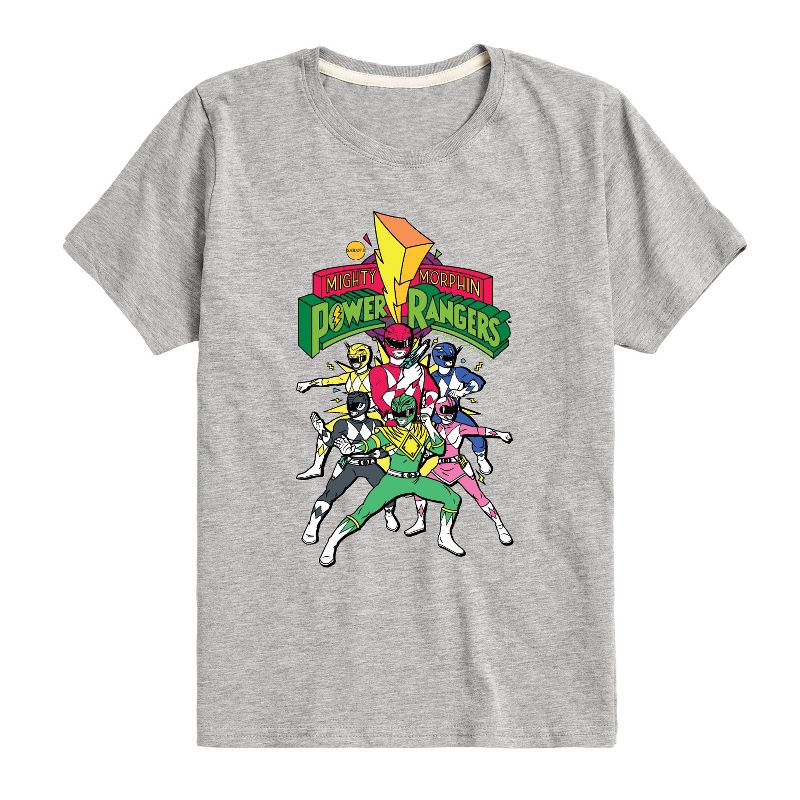 Boys' - Power Rangers - Mighty Morphin Group Short Sleeve Graphic T-Shirt