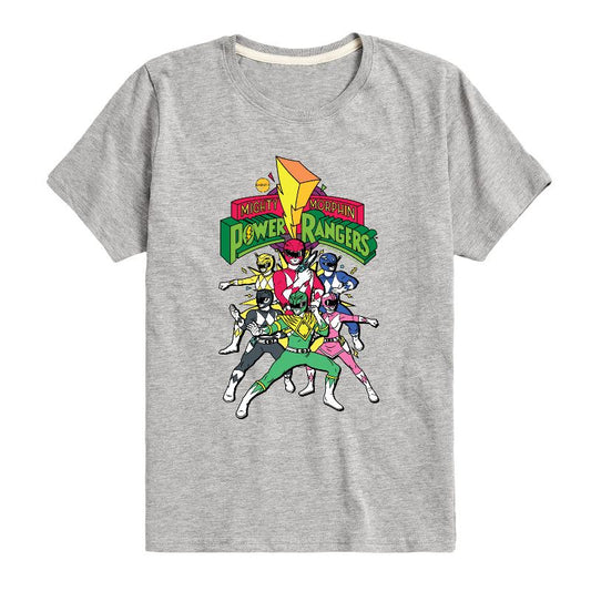Boys' - Power Rangers - Mighty Morphin Group Short Sleeve Graphic T-Shirt