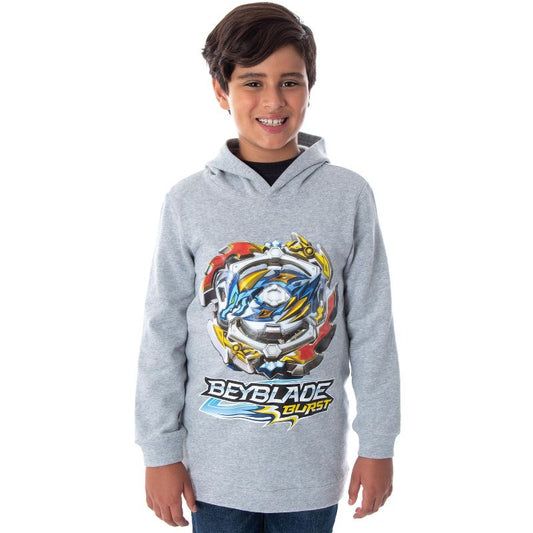 Beyblade Burst Boys' Ace Dragon Spinner Top Pullover Sweatshirt Hoodie