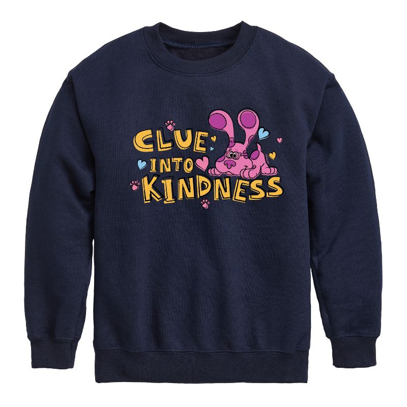 Boys' - Blue's Clues & You! - Clue into Kindness Graphic Long Sleeve Fleece Sweatshirt