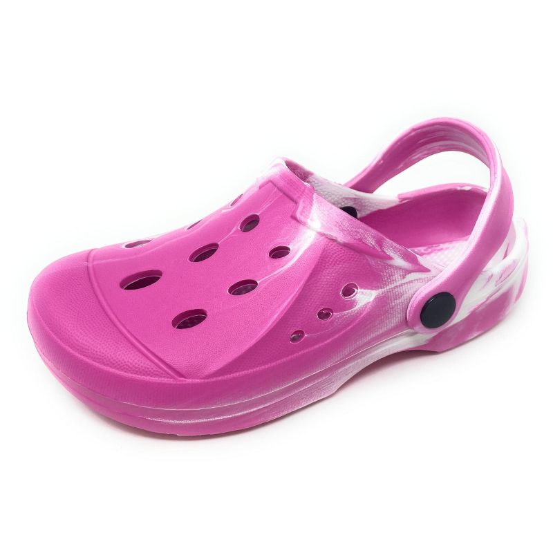 JEFFRICO Breathable Clogs for Kids Girls Garden Shoes Swim Beach Comfort Clog