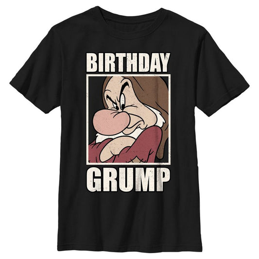 Boy's Snow White and the Seven Dwarves Birthday Grump T-Shirt