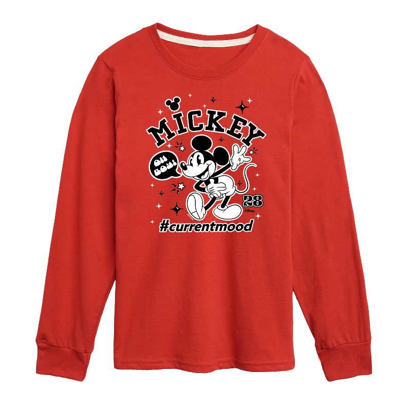 Boys' - Disney - Mickey Mouse Long Sleeve Graphic T-Shirt