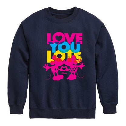 Boys' - Disney - Love You Lots Graphic Long Sleeve Fleece Sweatshirt