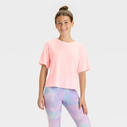 Girls' Beyond Ease Crop Boxy T-Shirt - All In Motion™