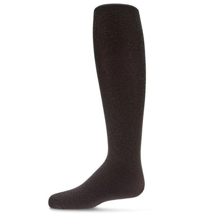 Memoi Girls' Metallic Shimmer Opaque Tights