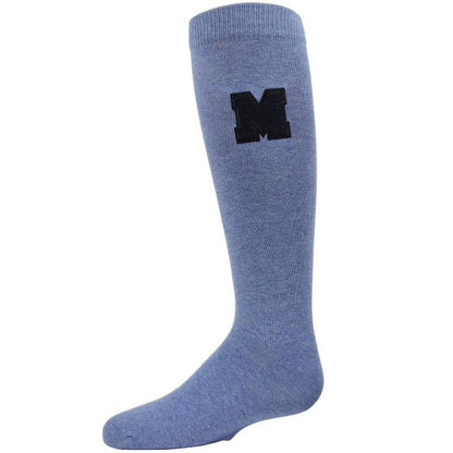 Memoi Girls' Varsity Knee-High Socks