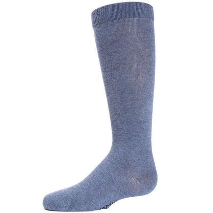 Memoi Kids' Basic Cotton Blend Knee High Socks (Part 2)