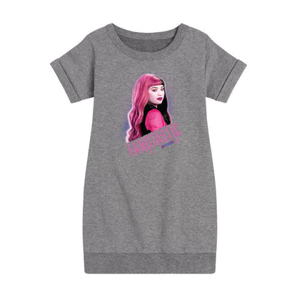 Girls' - Monster High - Fangtastic Graphic Short Sleeve Fleece Dress