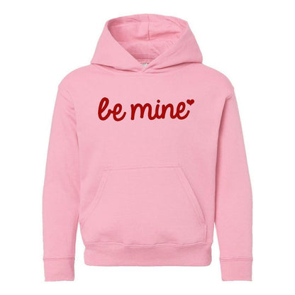 The Juniper Shop Be Mine Cursive Heart Youth Graphic Hoodie