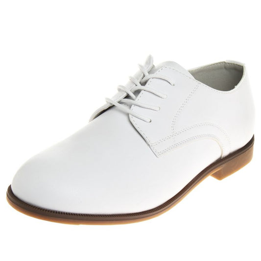 Josmo Unisex Classic Lace-Up Oxford Shoes for Boys and Girls - Comfortable Dress Shoes for School Uniform, Easter - Toddler