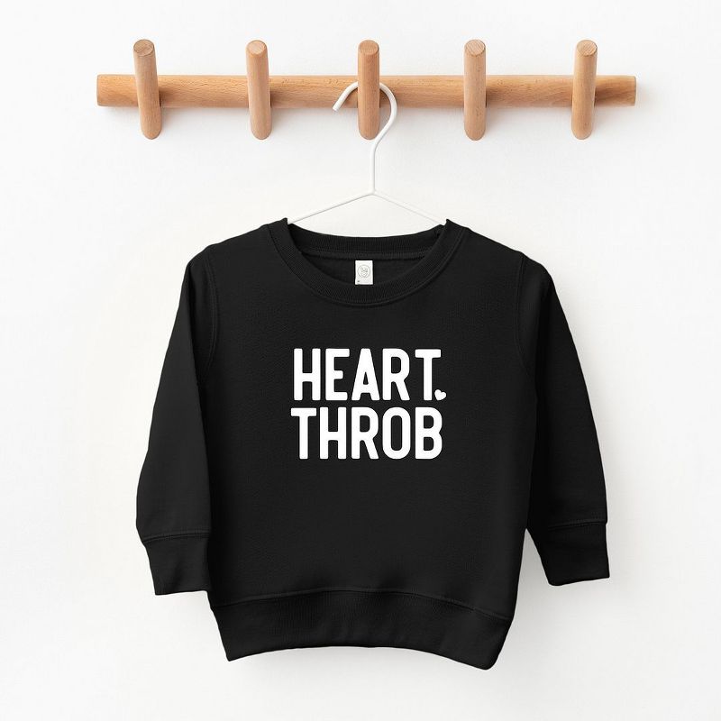 The Juniper Shop Heart Throb Small Heart Youth Ultra-Soft Graphic Sweatshirt