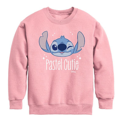Boys' - Disney - Lilo & Stitch Graphic Long Sleeve Fleece Sweatshirt