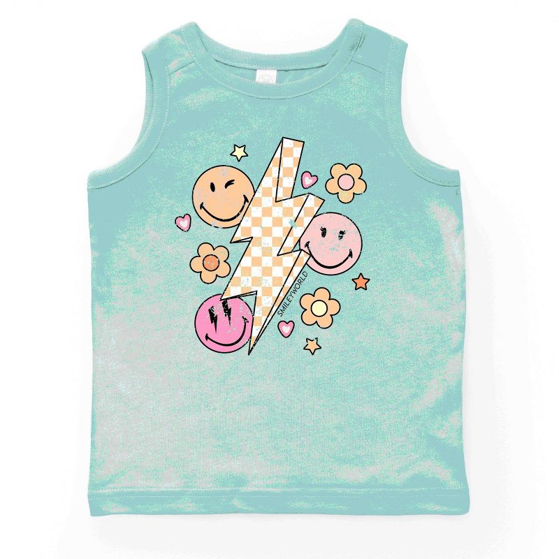 بلوزة شبابية بدون أكمام من SmileyWorld منقوشة ومزهرة ومطرزة من Juniper Shop