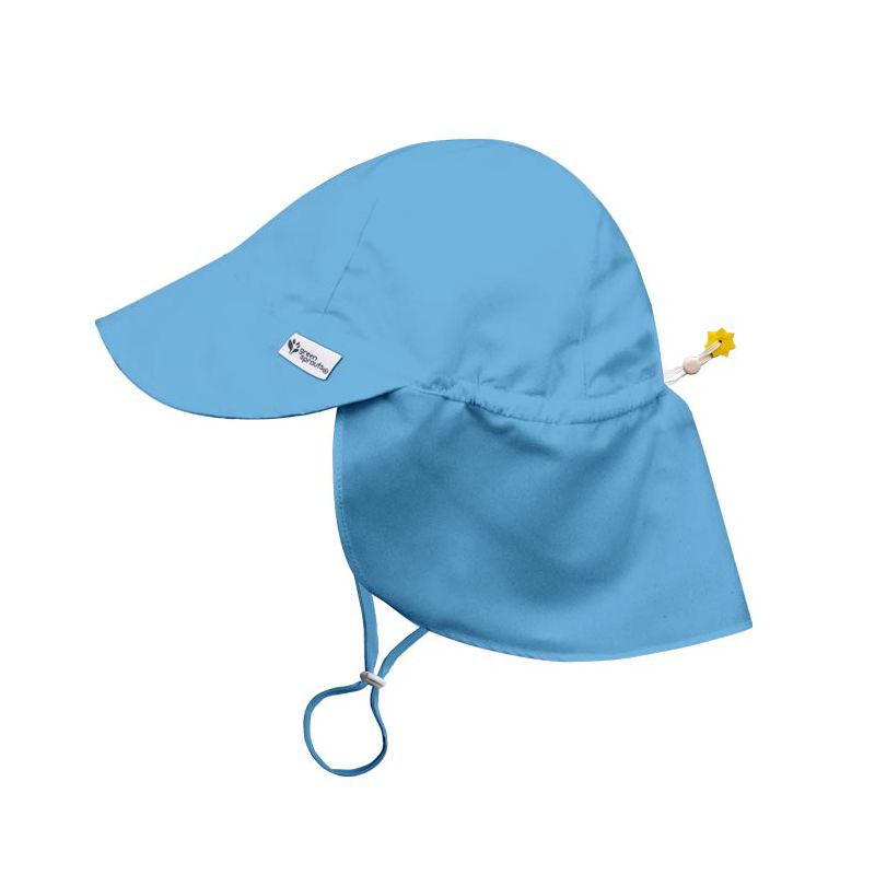 قبعة Green Sprouts Eco Flap للأطفال الصغار بعامل حماية من أشعة الشمس فوق البنفسجية 50+