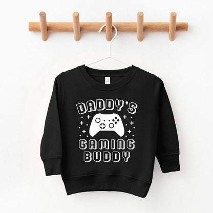 The Juniper Shop Daddy's Gaming Buddy Toddler Graphic Sweatshirt
