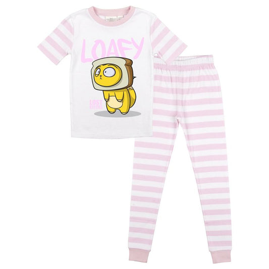 Lost Kitties girls pajama set Short Sleeve Girls